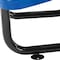 Global Industrial Round Picnic Table, Blue, Perforated Metal, 46 in L, 29-1/2 in H Overall 262078BL - alternate 6